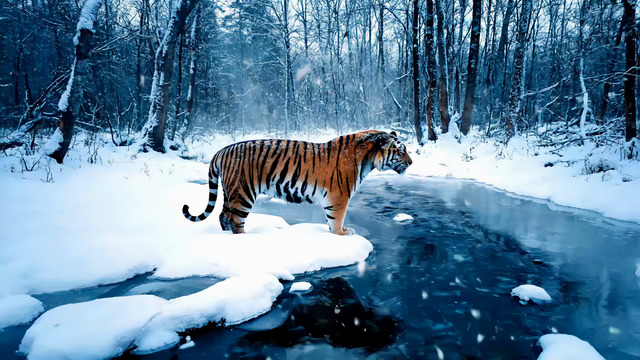 Preview of a magnificent tiger video generated from a still image with Scenario's AI video generation. With Scenario, you can create consistent videos from text or images with intuitive controls and automated prompts.